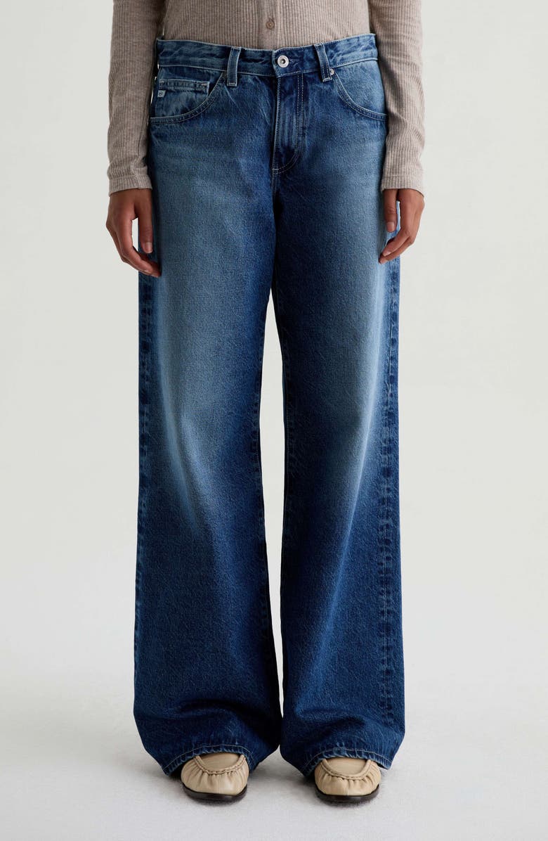 AG Adria Low Rise Wide Leg Jeans, Main, color,