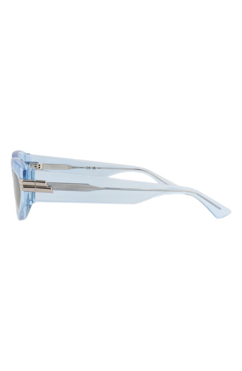 Bottega Veneta Sunglasses, Alternate, color, Light Blue Light Blue Grey