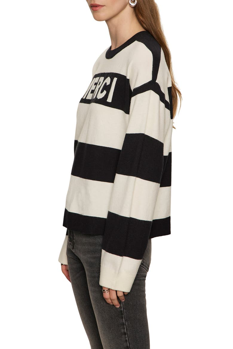 Crewneck Sweater, Alternate, color, BLACK