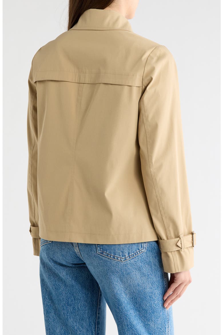 Short Trench Coat, Alternate, color, KHAKI