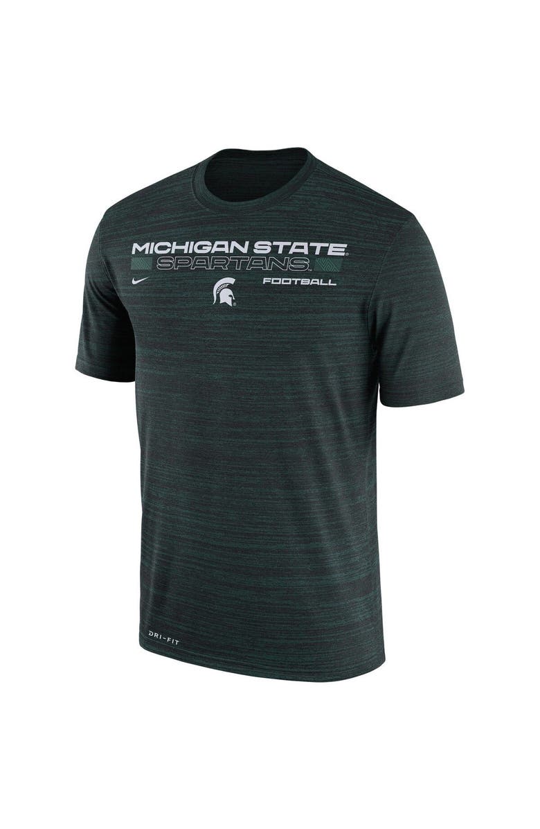 Nike Men's Nike Green Michigan State Spartans Team Velocity Legend Performance T-Shirt, Alternate, color, 