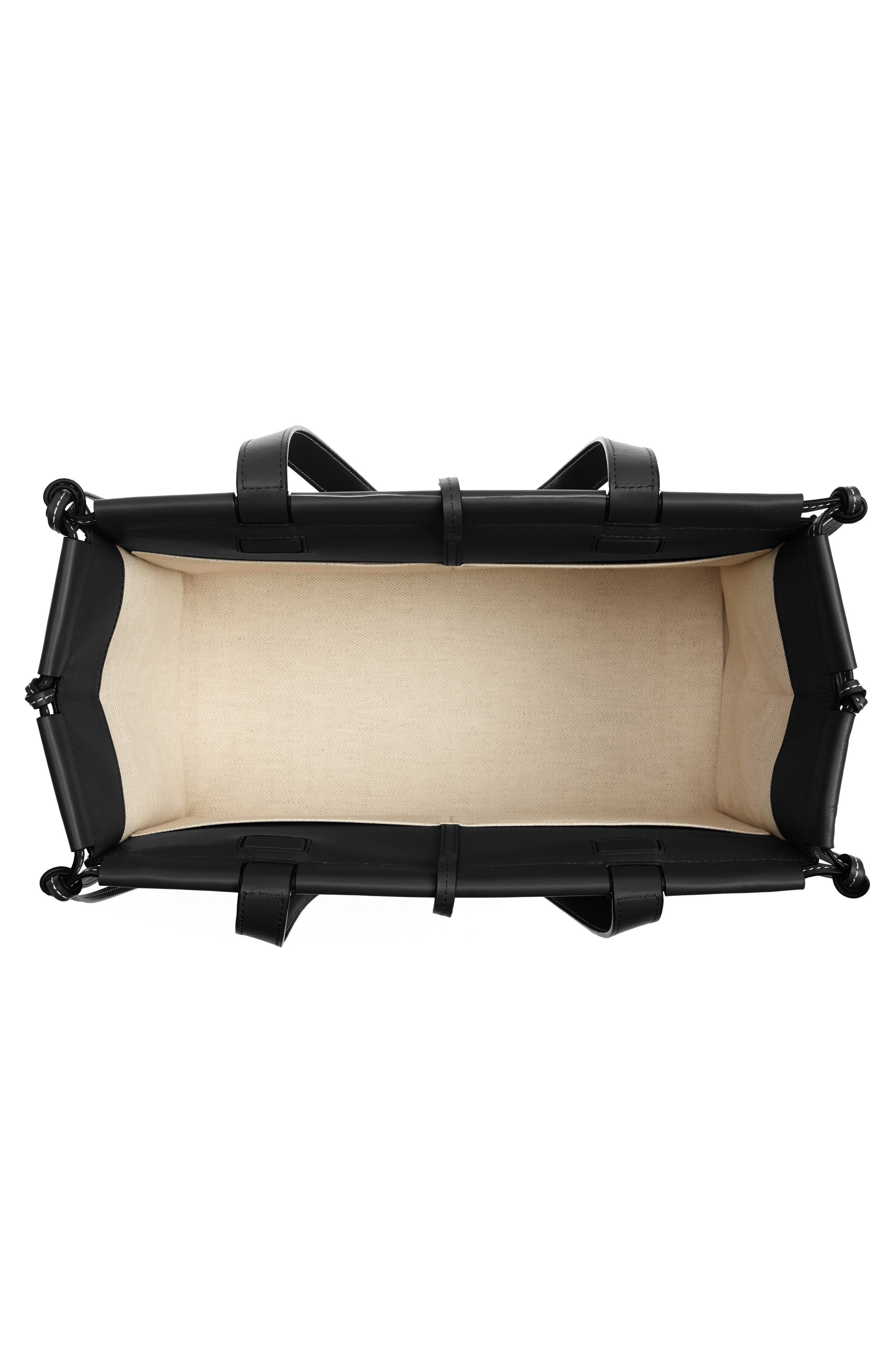 Loewe Small Cushion Leather Convertible Gusset Tote, Alternate, color, 