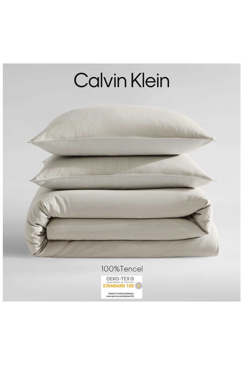 Reversible Tencel® Lyocell Duvet Cover & Sham Set, Alternate, color, BEIGE/ TAN