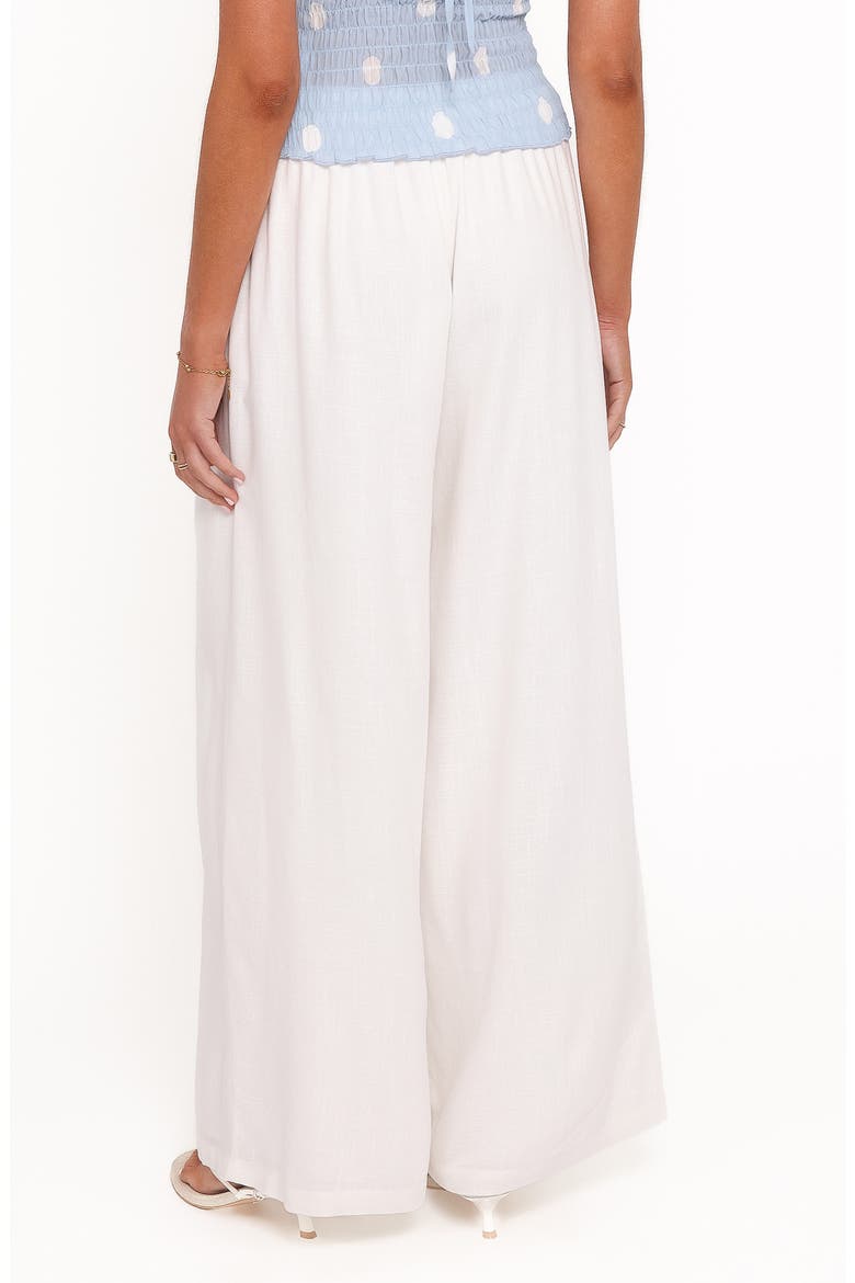 Elowen High Rise Wide Leg Drawstring Pants, Alternate, color, WHITE