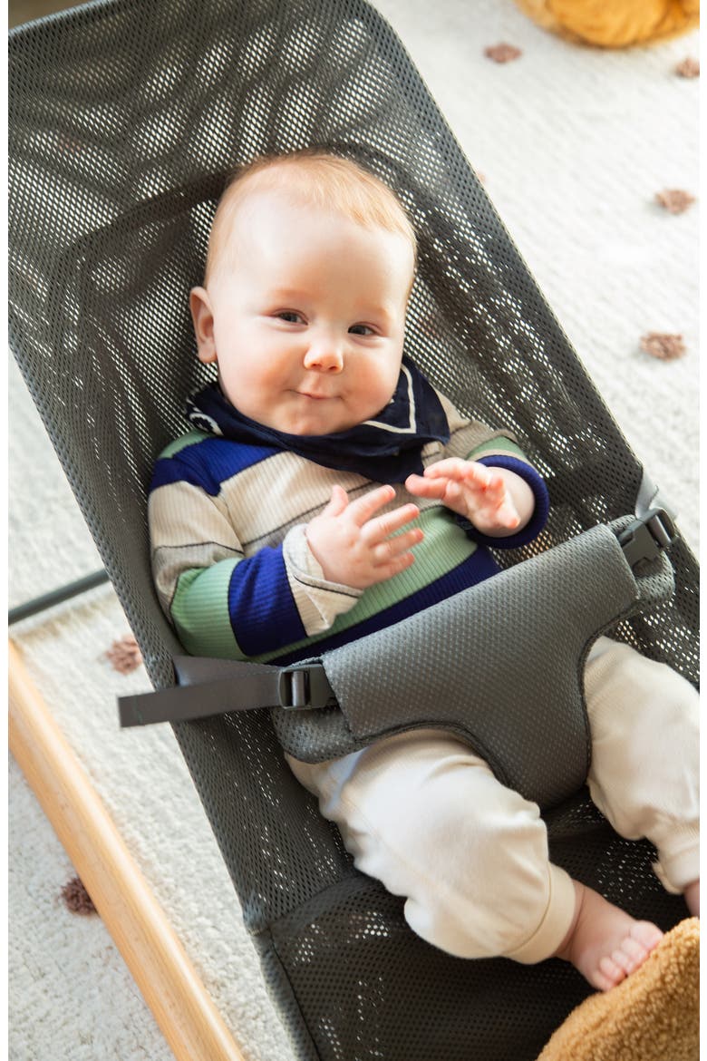Evolux Baby Bouncer, Alternate, color, ANTHRACITE