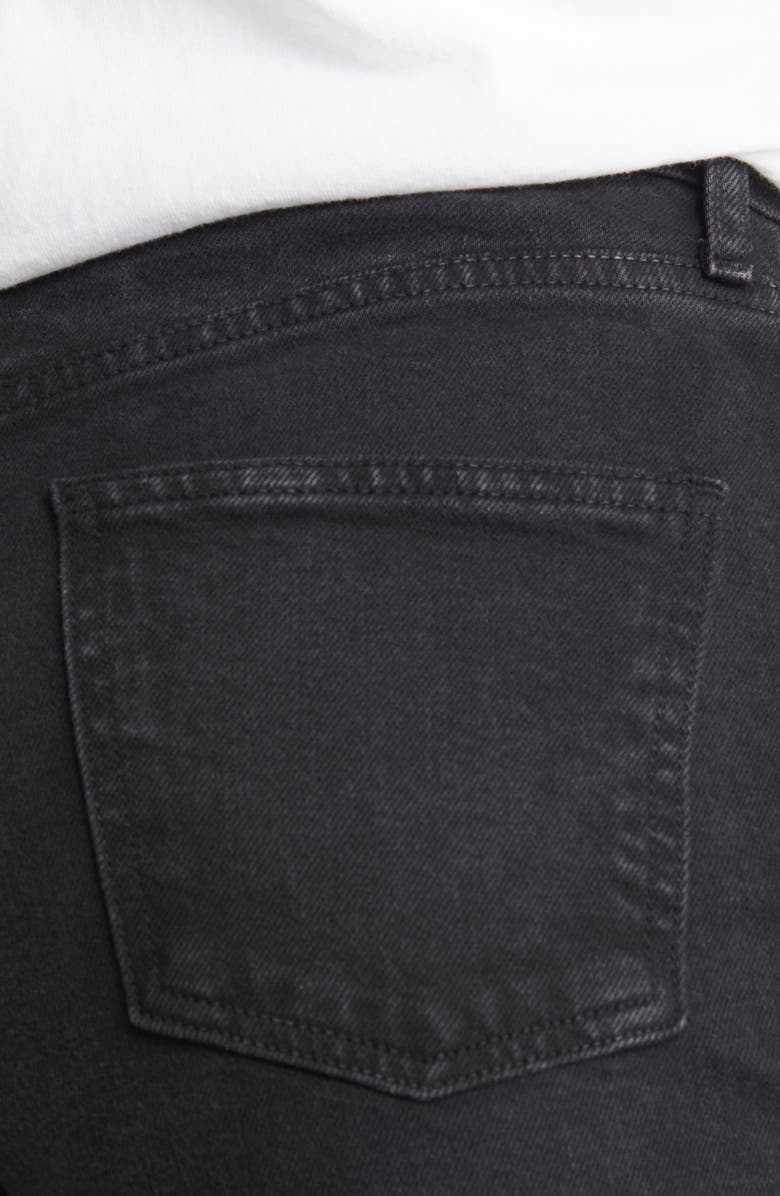 Frank & Eileen Monaghan High Waist Raw Hem Crop Mom Jeans, Alternate, color,