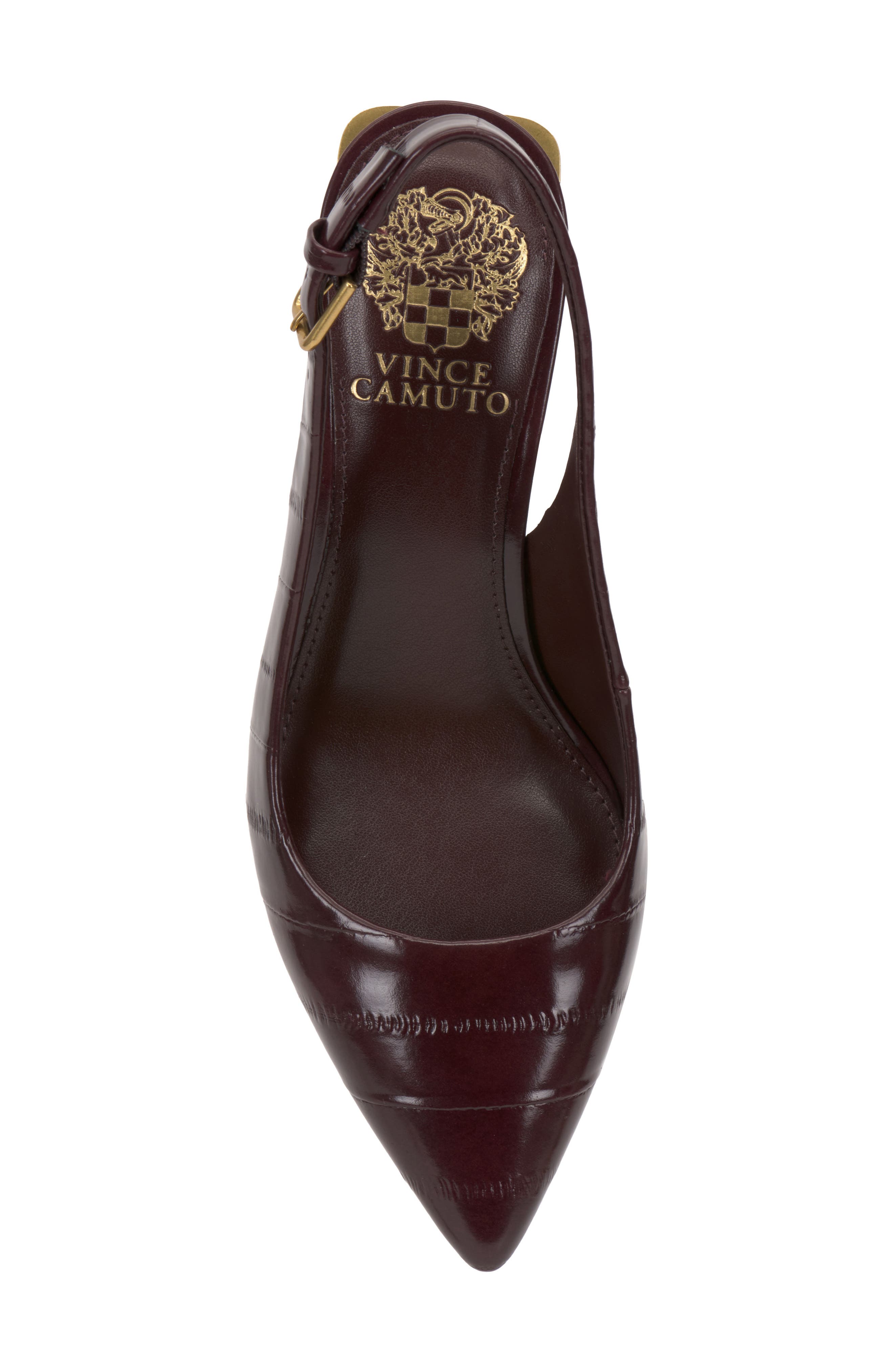 Hamden Pointed Toe Slingback Pump, Alternate, color, POMEGRANATE