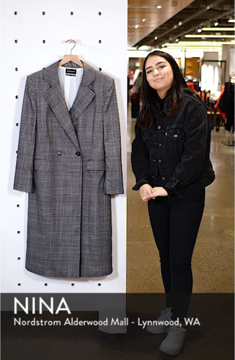 Plaid Topper Coat, sales video thumbnail