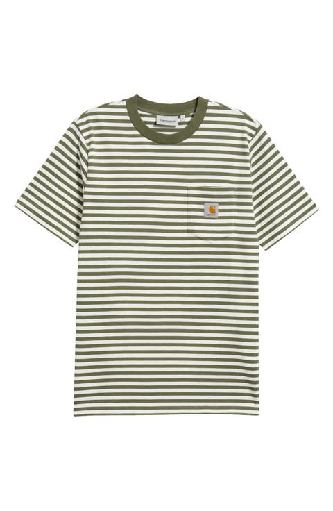 Ezra Stripe Pocket T-Shirt