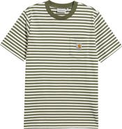 Carhartt Work In Progress Ezra Stripe Pocket T-Shirt