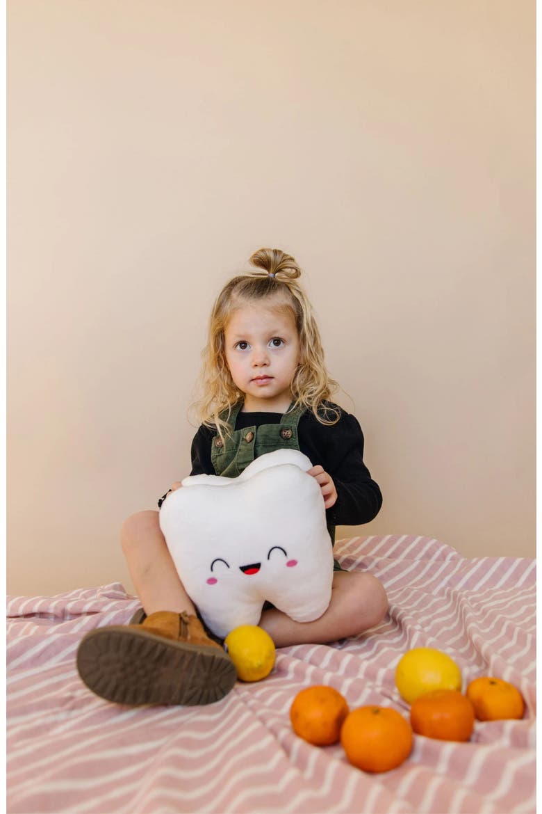 Tooth Plushie Organ, Alternate, color, White