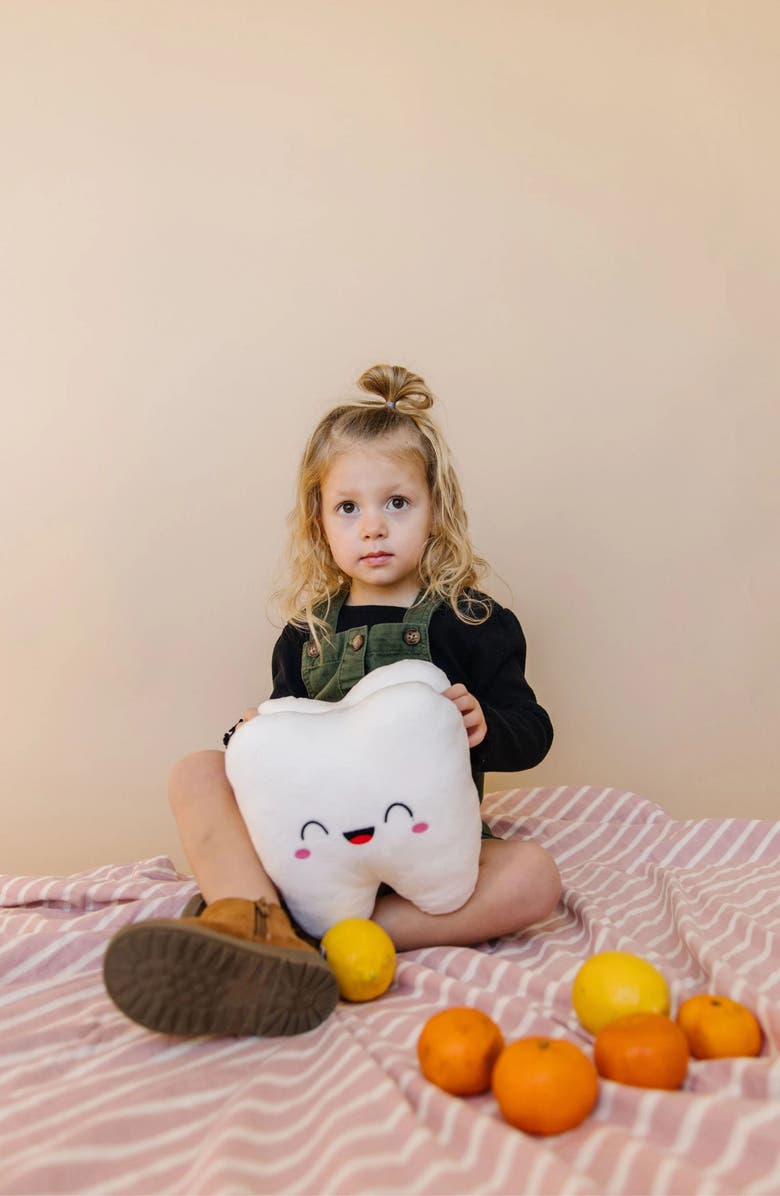 Nerdbugs Tooth Plushie Organ, Alternate, color, White