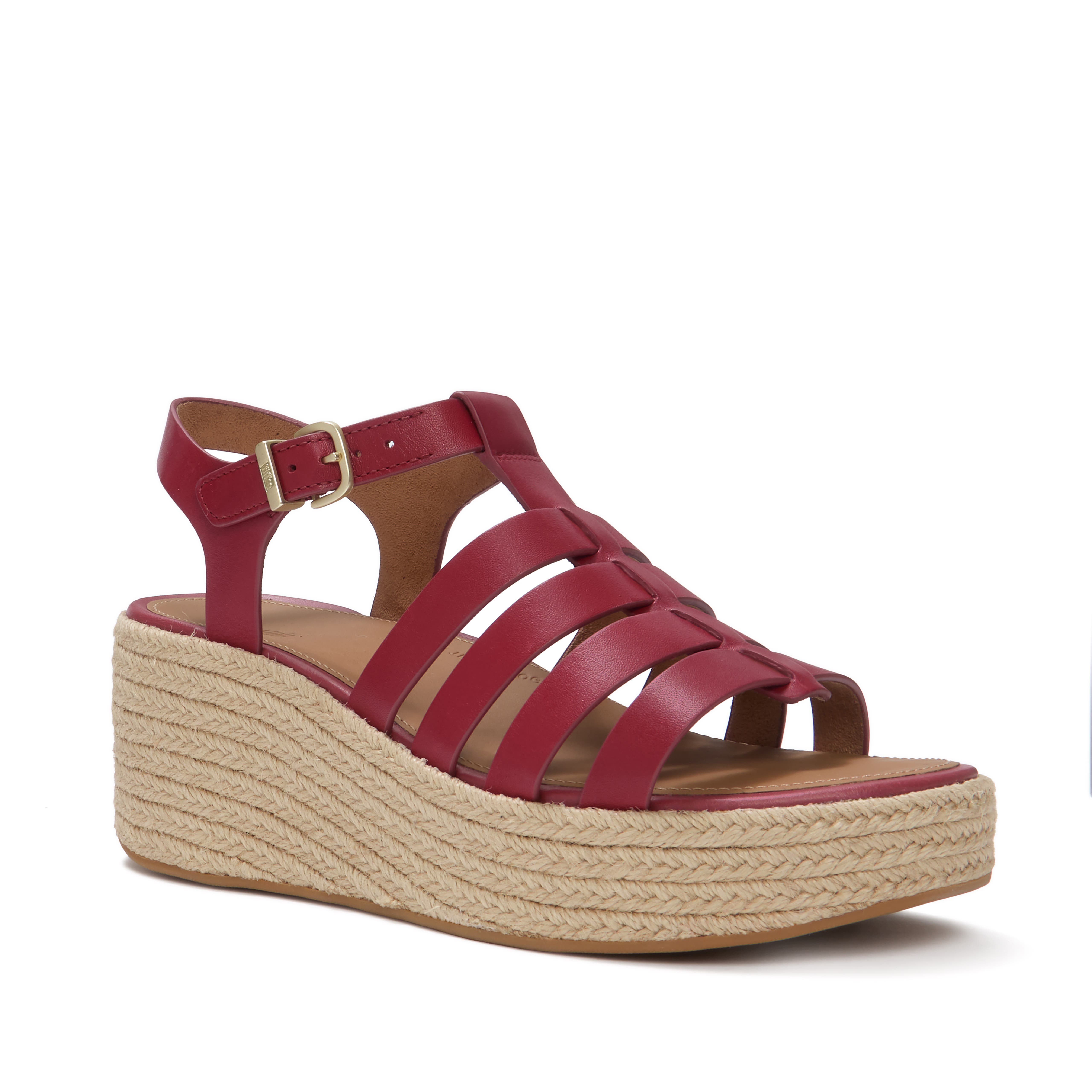 FitFlop Platfforms Espad. Fisherman S, Main, color, Burnt Berry