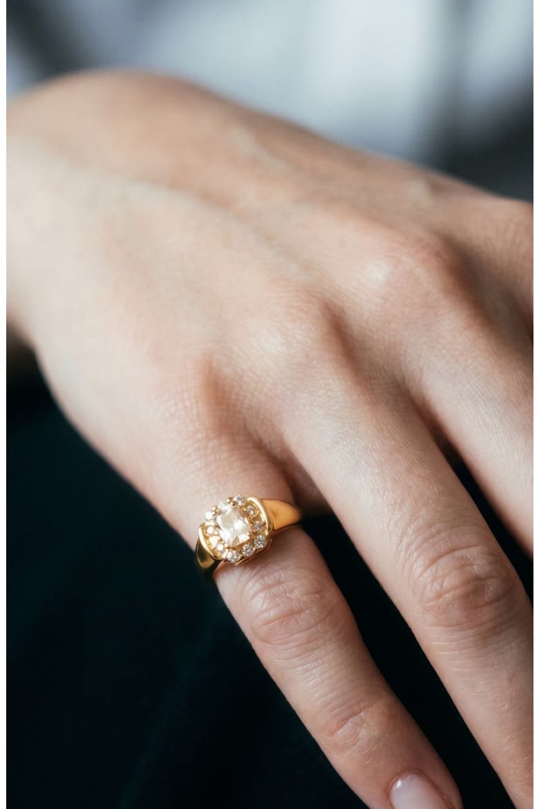 The Colored Stone Pinky Ring, Alternate, color, GOLD