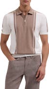 Bugatchi Quarter Zip Polo Sweater