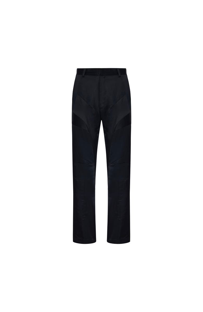 PCFG Linen & Cotton Blend Shiny Woven Regular Fit Pant, Main, color, Black