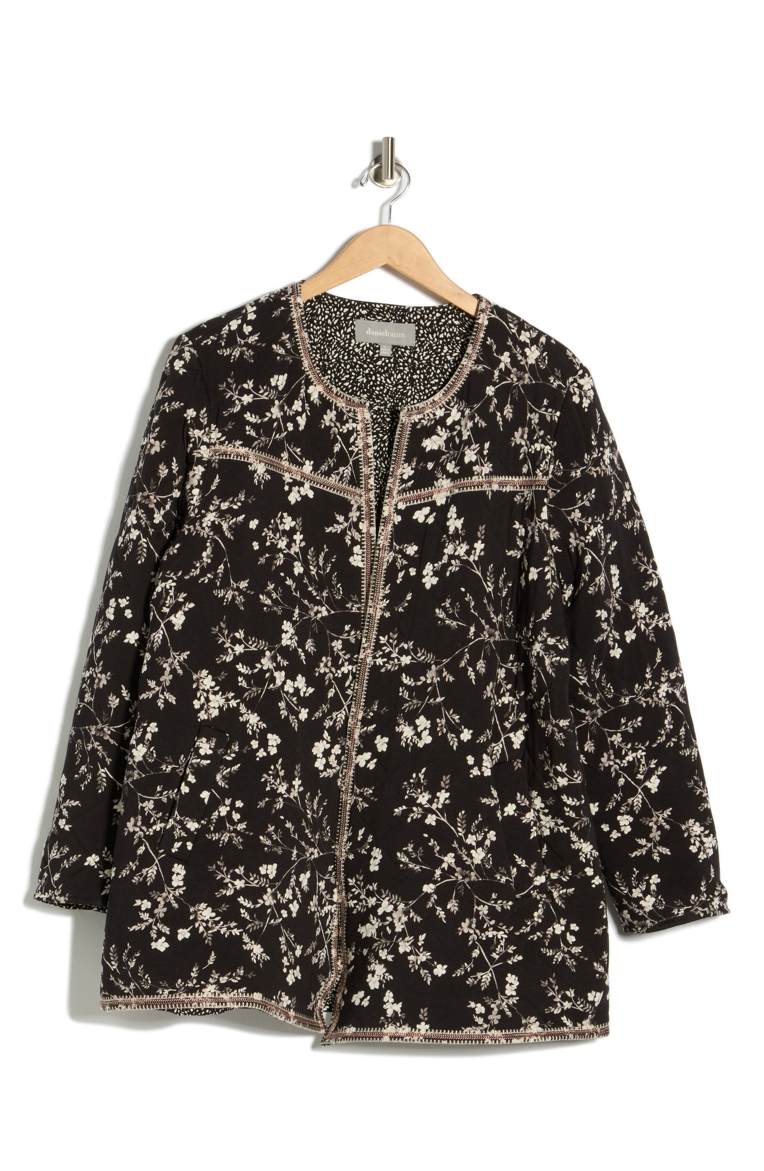 DR2 by Daniel Rainn Quilted Floral Jacket