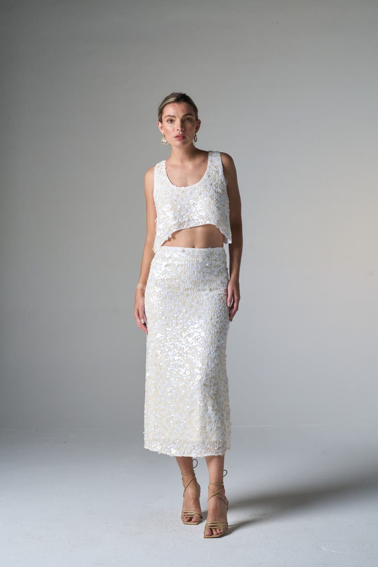 Maud Skirt, Main, color, Champagne