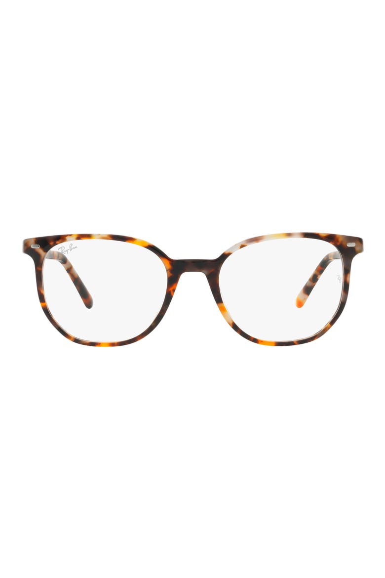 Elliot 50mm Irregular Optical Glasses, Main, color, GREY HAVANA