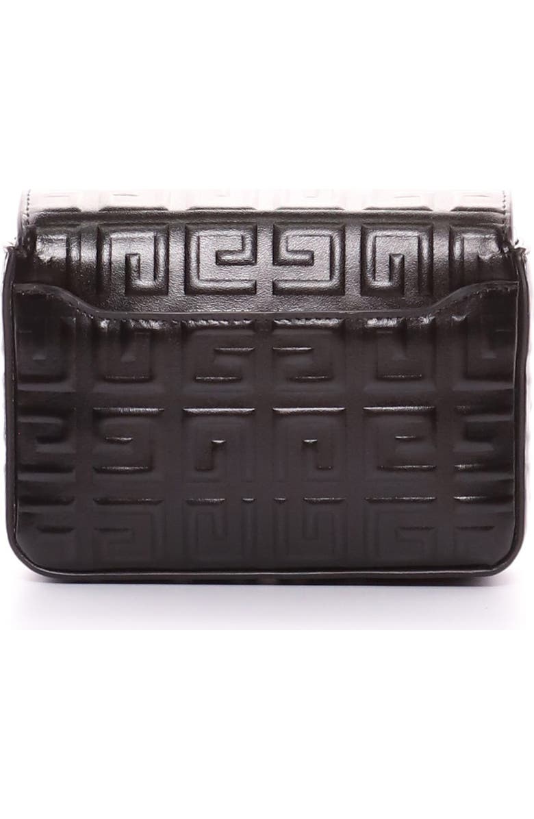 Givenchy Small 4G Embossed Leather Crossbody Bag, Alternate, color,