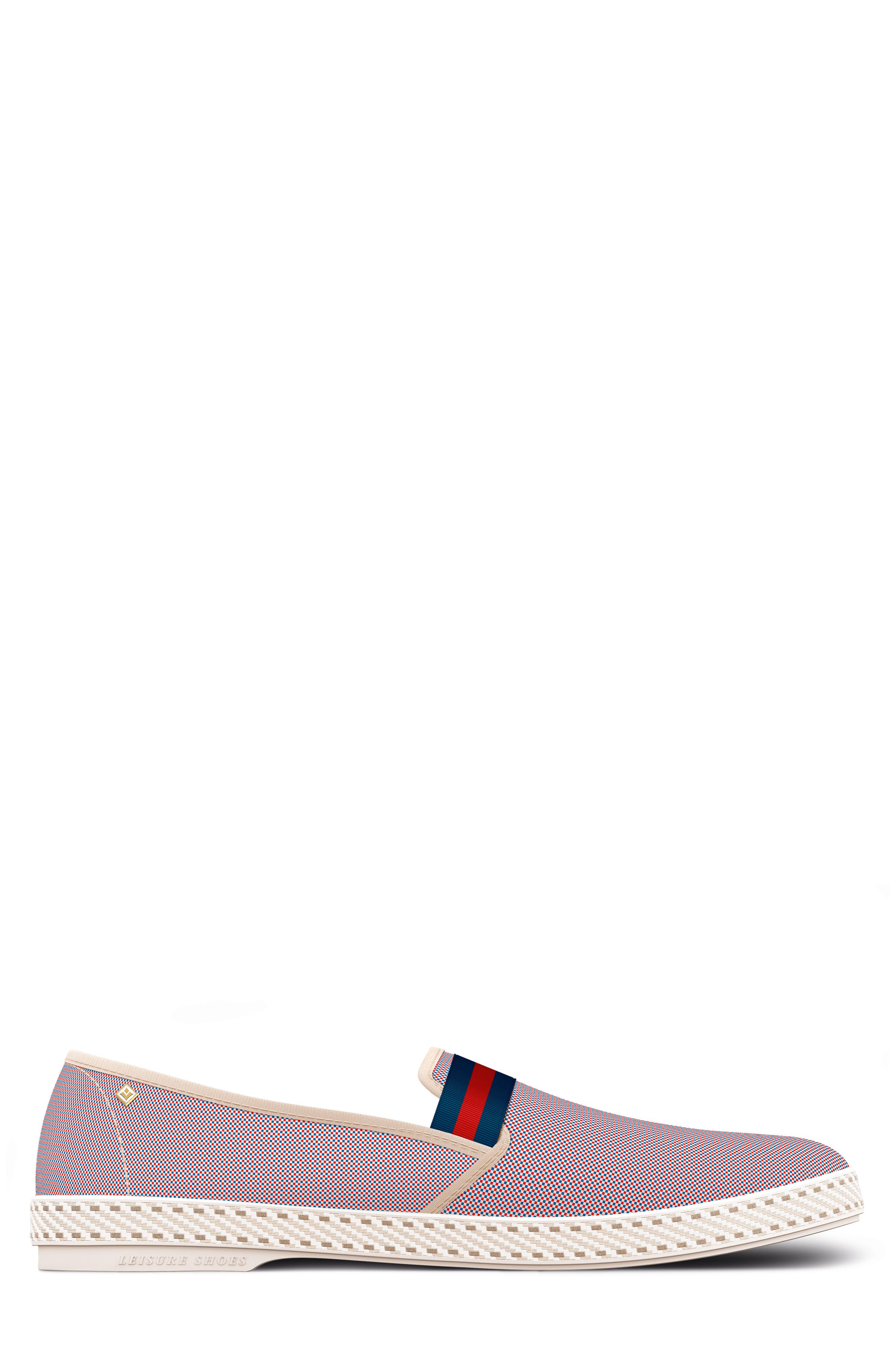 College Slip-On, Alternate, color, Z/DNU ROUGE LIGHT RED FABRIC