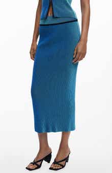 Desigual Rib Column Skirt