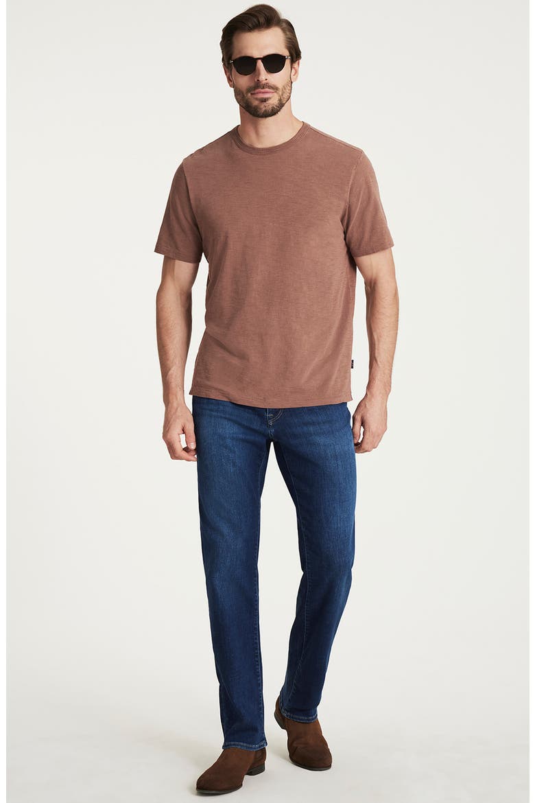 Slub Cotton Crewneck T-Shirt, Alternate, color, CAPPUCCINO