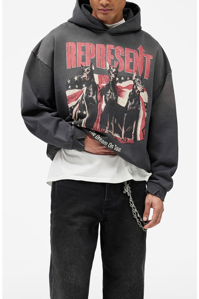 Dream On Tour Graphic Sweatshirt, Main, color, NERO
