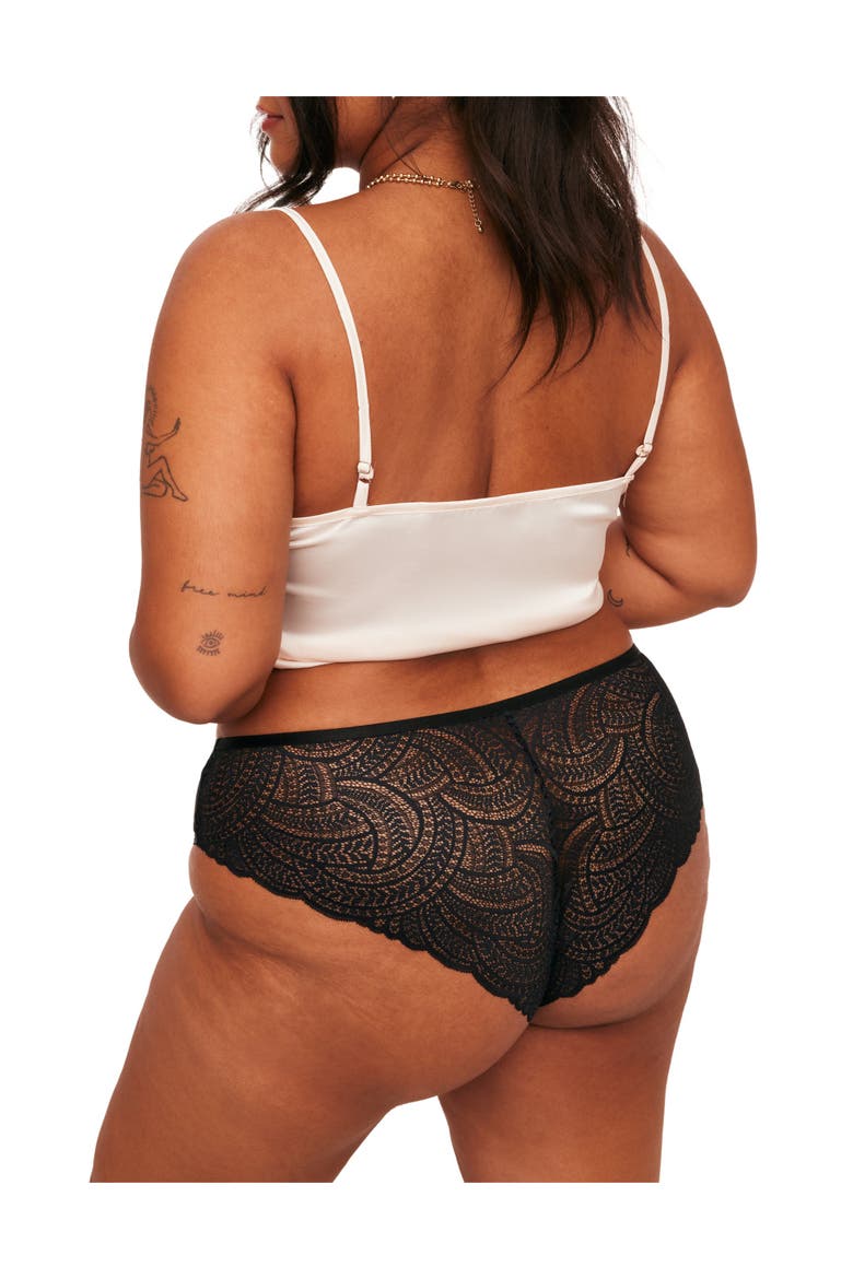 Beatrice Cheeky Panties, Alternate, color, Black