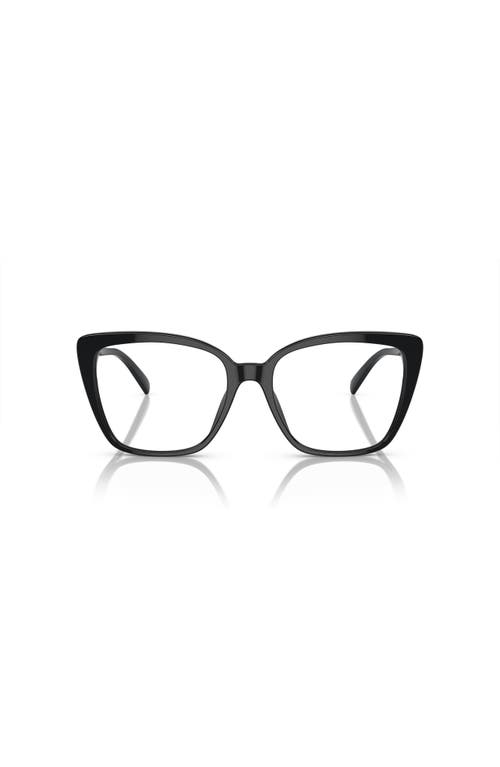 Michael Kors 53mm Square Optical Glasses In Black