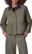 Donna Karan New York Twill Bell Sleeve Trapeze Shirtjacket