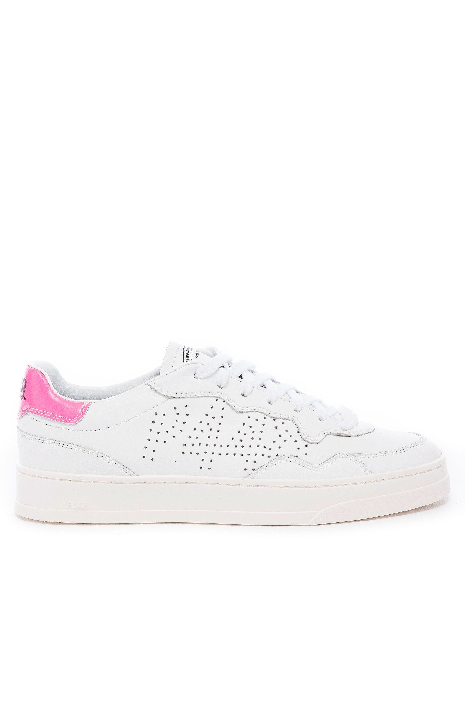 Corbali Sneaker, Main, color, WHITE/ FUCHSIA