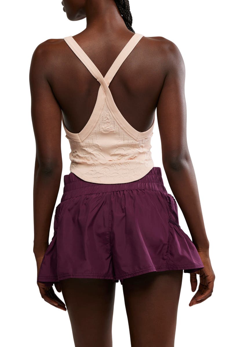 Free People Daydream Rib Racerback Tank, Alternate, color, Ballet Slipper