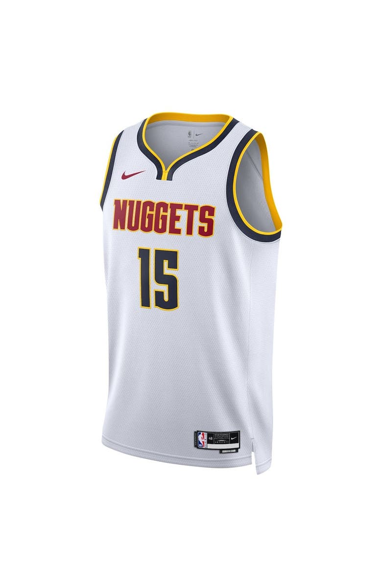 Nike Unisex Nike Nikola Jokic White Denver Nuggets Swingman Jersey - Association Edition, Alternate, color, White