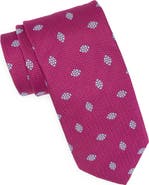 David Donahue Medallion Silk Tie