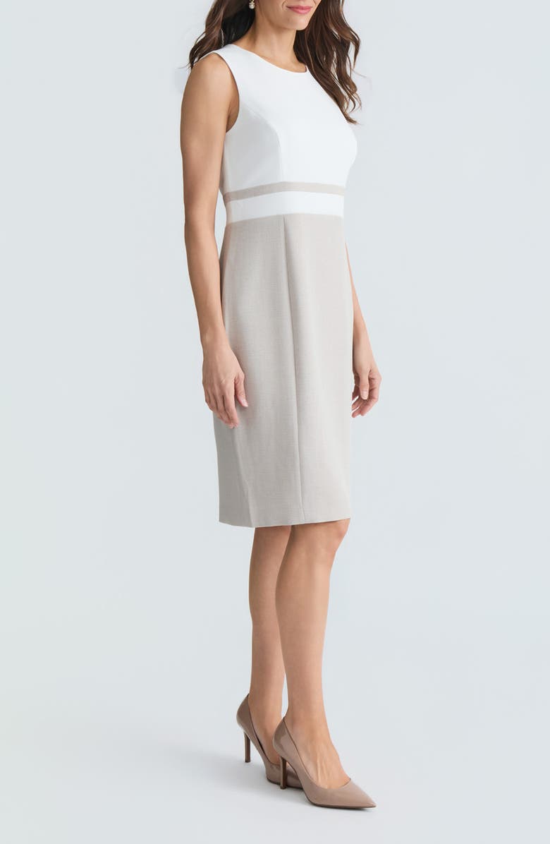 KASPER Colorblock Sheath Dress, Alternate, color, 