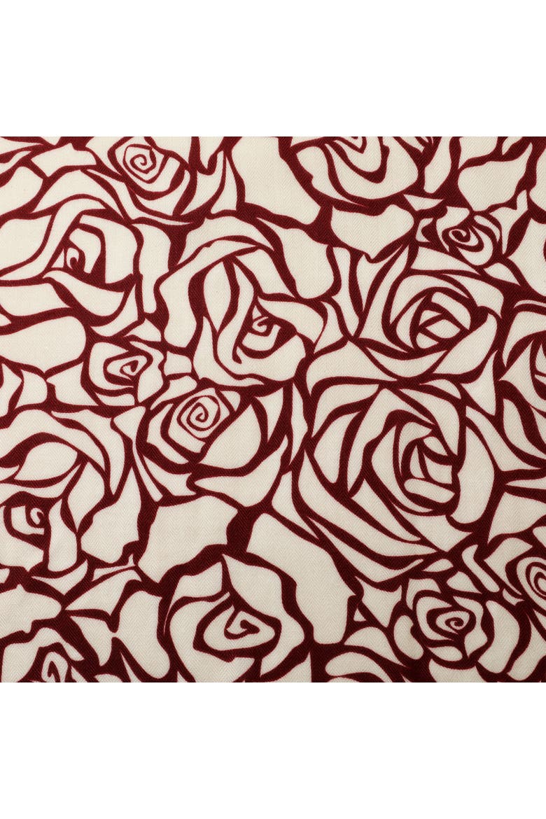 The Elodie Scarf, Alternate, color, Red/White