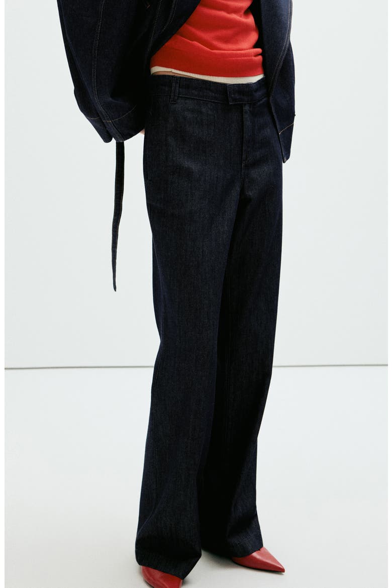 Mid Rise Straight Leg Jeans, Alternate, color, OPEN BLUE