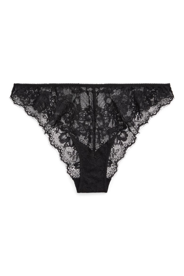 Lace Tanga, Alternate, color, ONYX