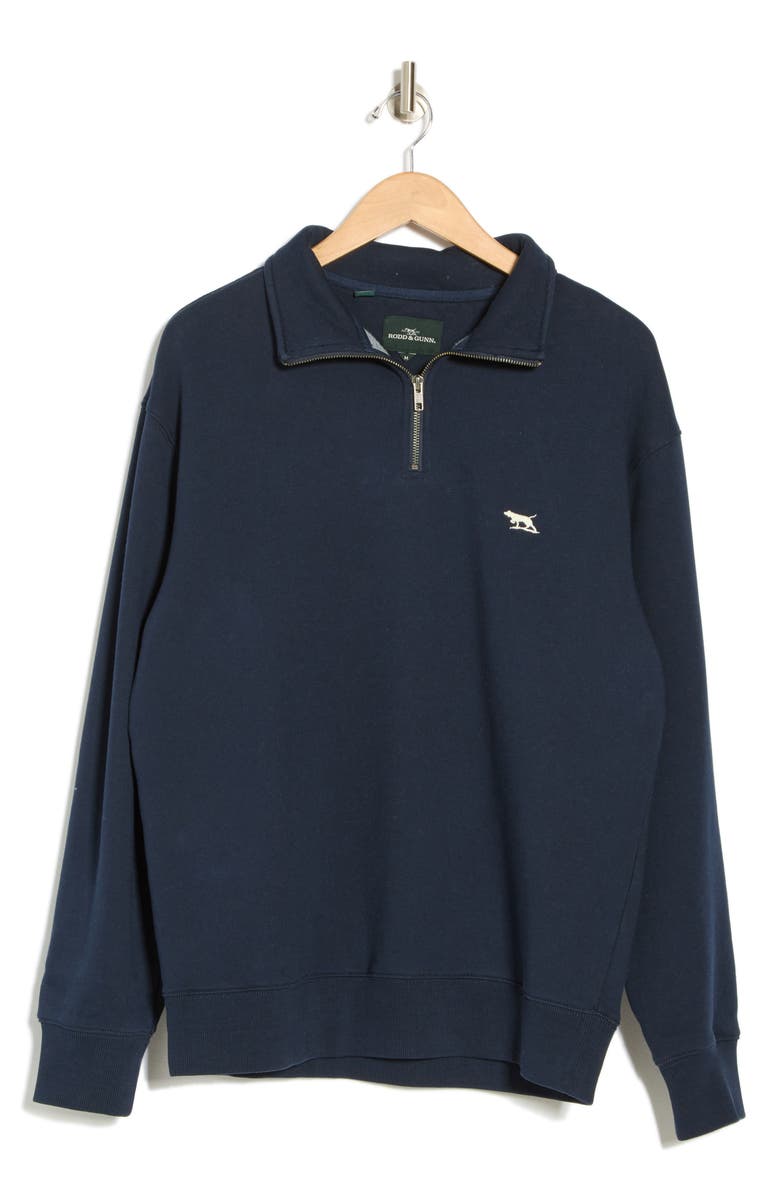 Rodd & Gunn Glen Eden Quarter-Zip Pullover Sweatshirt, Alternate, color, Navy