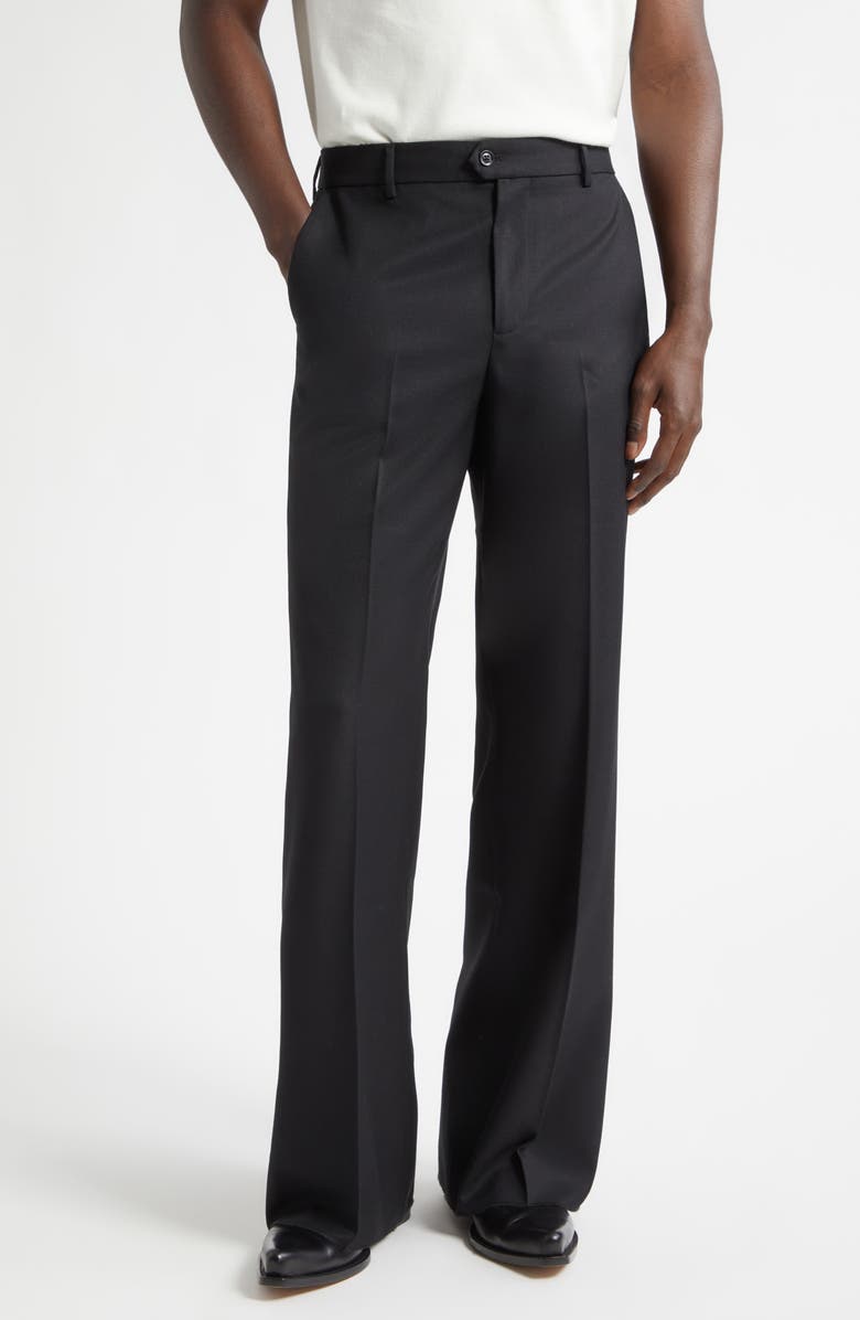MIDNIGHT RODEO Bootcut Trousers, Main, color, Black