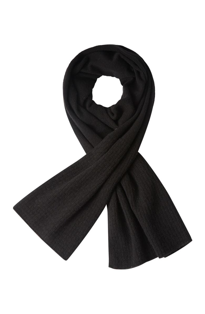 Helen Kaminski Tracy Solid Cashmere Fine Knit Scarf, Main, color, 
