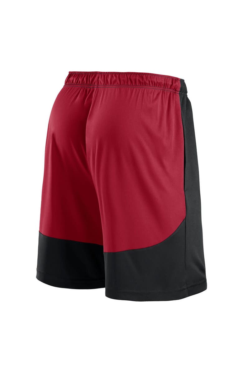 FANATICS Men's Fanatics Black/Red Atlanta Falcons Launch Shorts, Alternate, color, 