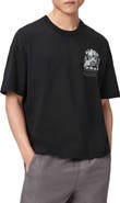 AllSaints Hula Graphic Crewneck T-Shirt