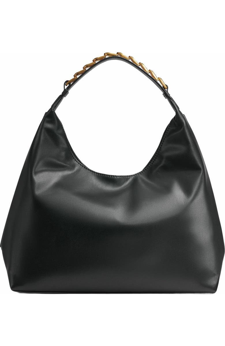 Donna Karan New York Bellmore Small Shoulder Bag, Alternate, color, Black/Gold