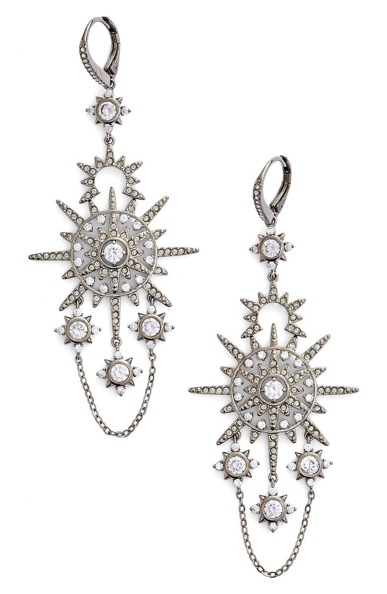 Nadri 'Liberty' Cubic Zirconia Drop Earrings, Main, color, 