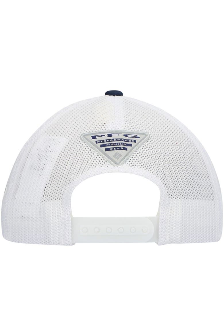 Youth Columbia Navy Dallas Cowboys PFG Mesh Snapback Hat, Alternate, color, Navy