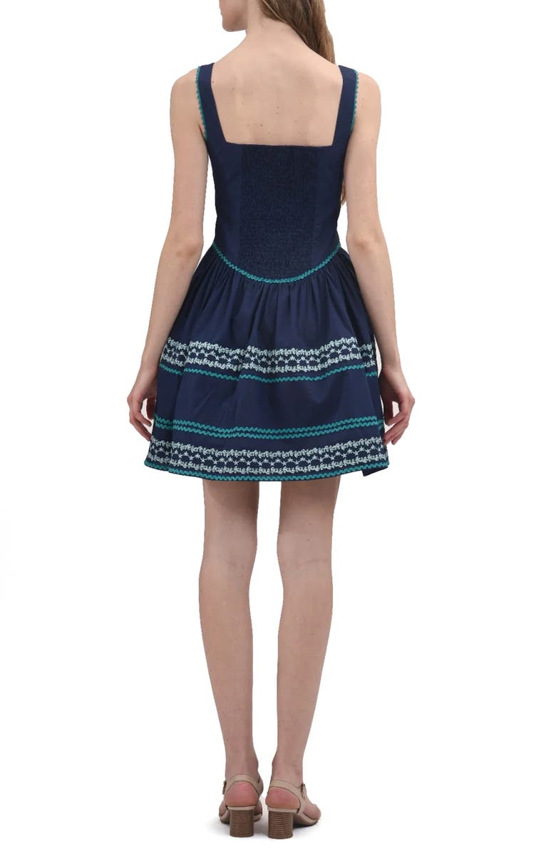 Celina Moon Midnight Minidress, Alternate, color, Green