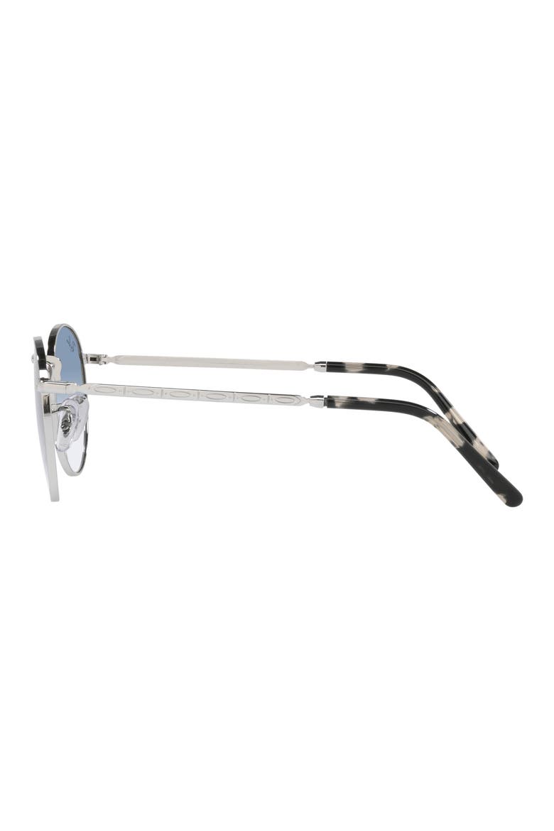 New Round 50mm Phantos Sunglasses, Alternate, color, SILVER