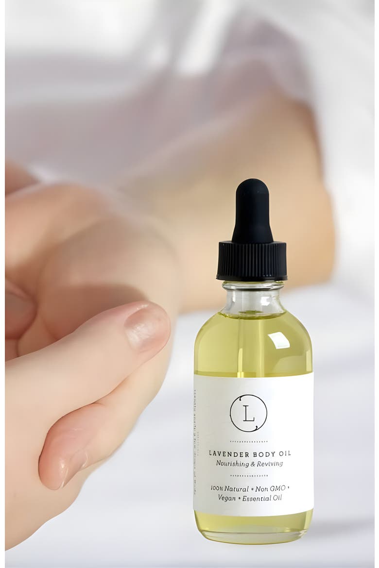 CBD Lavender Body Oil, Natural Moisturizing Body Oil, Alternate, color, None